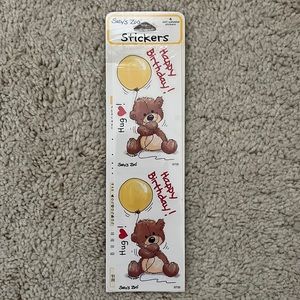 Suzy’s Zoo stickers - Happy Birthday